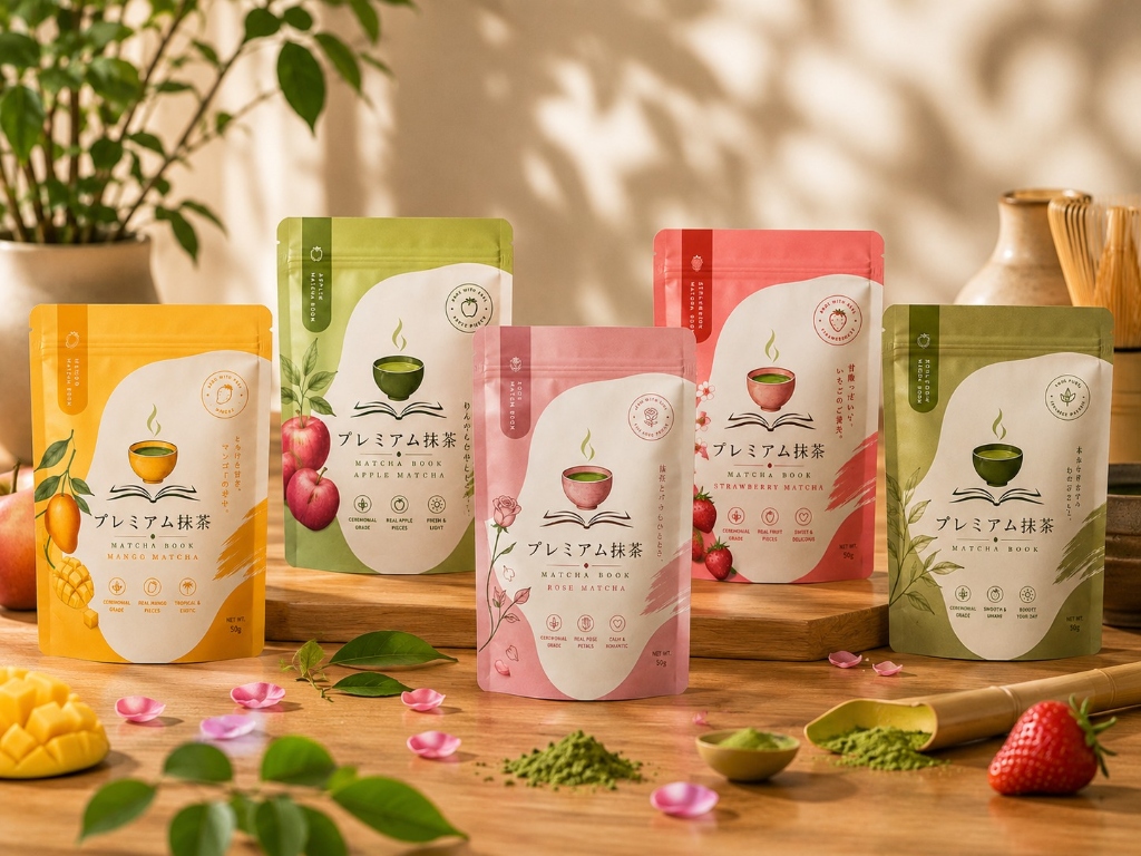 MATCHA BOOK Collection Pouches
